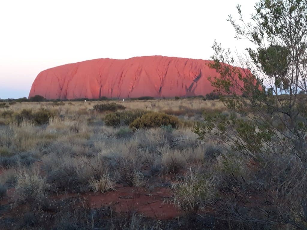 Red Centre Tour - uluru sunset