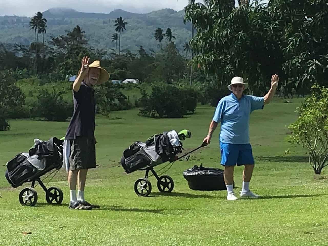 Independent Travel Samoa tour - golf at Sinalei Reef Resort